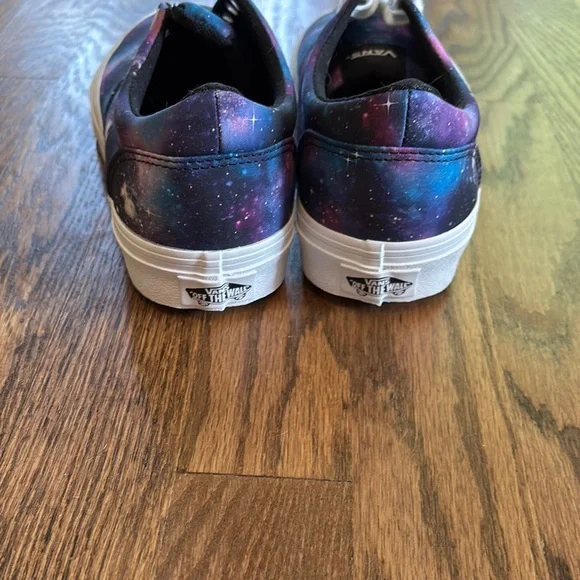 Vans Black and Purple Cosmic Sneakers - Picture 4 of 6